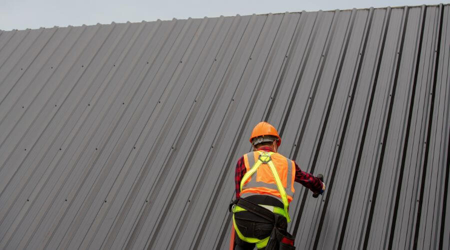 Professional metal roof installation in Delaware